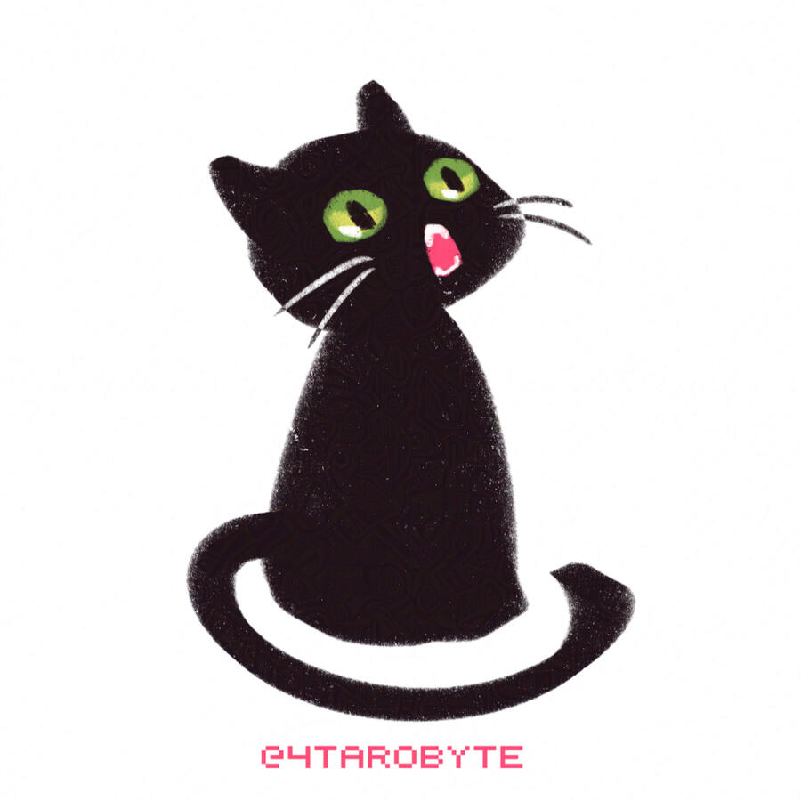 Cat sticker (2024)