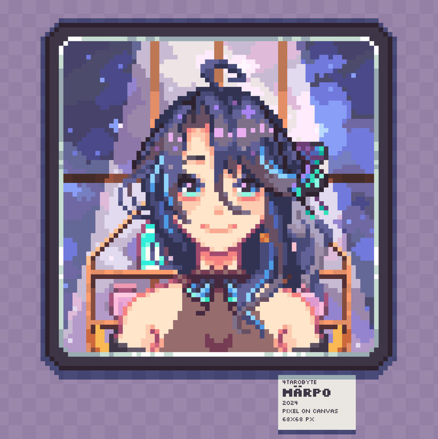 Pixel fanart for @Marpo_VEL! (2024)