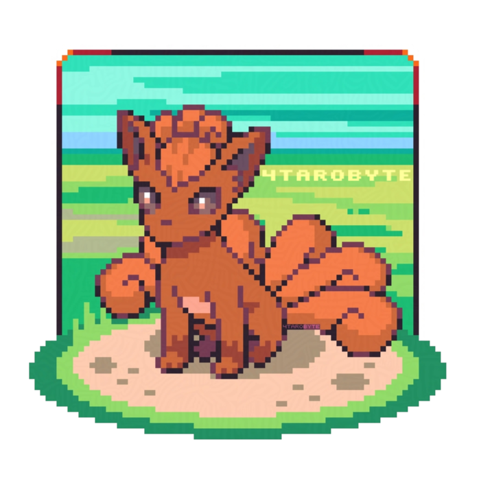 A sprite from my colordex pixel art challenge (2023)