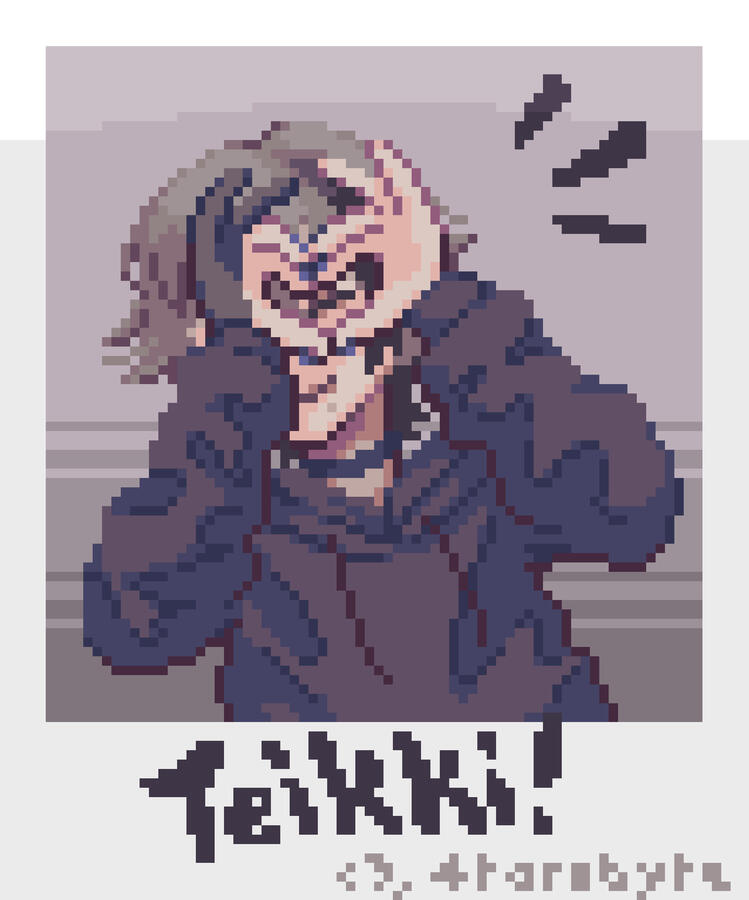Pixel fanart for @Teikki_! (2024)